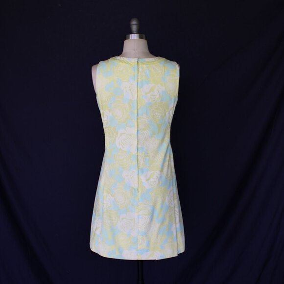 The Lilly Pulitzer vintage floral tunic mod 60s dress Jackie O scooter shift S - Picture 9 of 10